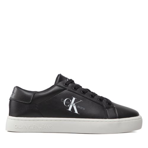 Sneakers Calvin Klein Jeans Classic Cupsole Laceup Low Lth YM0YM00491 Black BDS - Chaussures.fr - Modalova