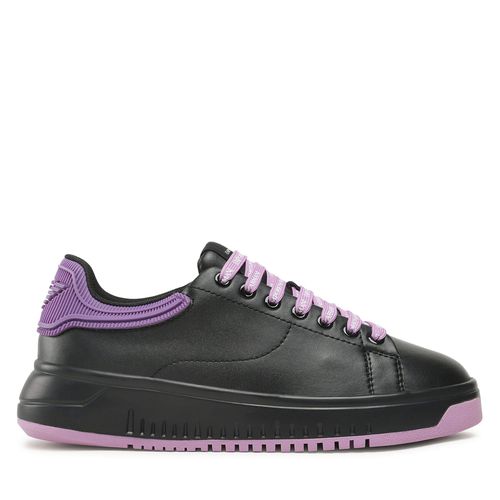 Sneakers Emporio Armani X3X024 XN825 R295 Black/Violet - Chaussures.fr - Modalova