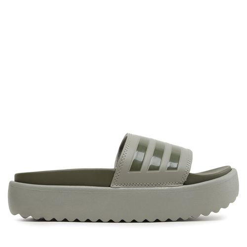 Mules / sandales de bain adidas adilette Platform Slides HQ6180 Vert - Chaussures.fr - Modalova