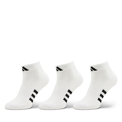Lot de 3 paires de chaussettes basses unisexe adidas Mid-Cut Socks 3 Pairs HT3450 Blanc - Chaussures.fr - Modalova