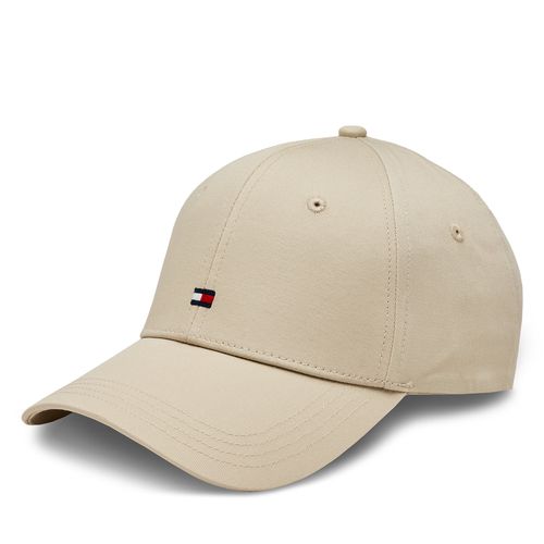 Casquette Tommy Hilfiger Essential Flag Cap AW0AW15785 White Clay AES - Chaussures.fr - Modalova
