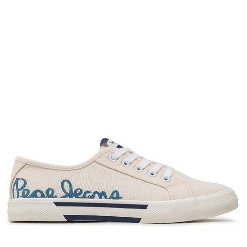 Tennis Pepe Jeans Brady Denim W PLS31438 Blanc - Chaussures.fr - Modalova