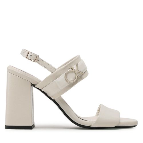 Sandales Calvin Klein Block Hl Sandal 85Hh W/Hw HW0HW01486 Marshmallow YBJ - Chaussures.fr - Modalova