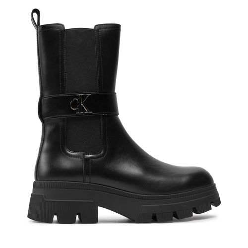 Bottines Calvin Klein Chunky Combat Chelsea Mg YW0YW01495 Noir - Chaussures.fr - Modalova