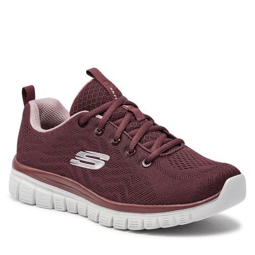 Chaussures Skechers Get Connected 12615/WINE Wine 1 - Chaussures.fr - Modalova