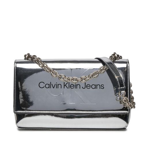 Sac à main Calvin Klein Jeans Sculpted Ew Flap Conv25 Mono S K60K611856 Silver 0IM - Chaussures.fr - Modalova
