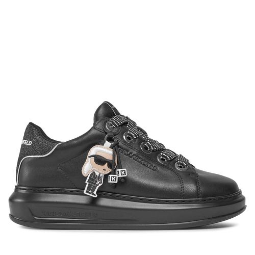 Sneakers KARL LAGERFELD KL62576N Black Lthr/Mono 00X - Chaussures.fr - Modalova
