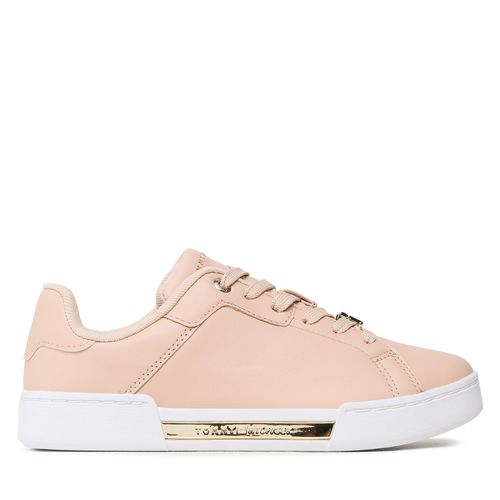 Sneakers Tommy Hilfiger Court Sneaker Golden Th FW0FW07116 Rose - Chaussures.fr - Modalova