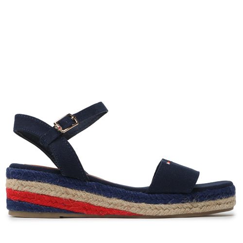 Espadrilles Tommy Hilfiger Rope Wedge T3A7-32778-0048800 S Blue 800 - Chaussures.fr - Modalova