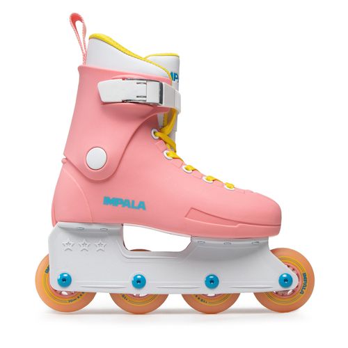 Rollers Impala Lightspeed Inline A084-12687 Pink/Yellow - Chaussures.fr - Modalova