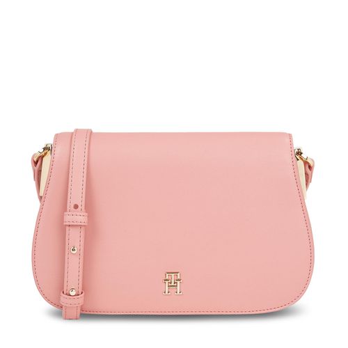 Sac à main Tommy Hilfiger Th Spring Chic Flap Crossover AW0AW15974 Teaberry Blossom TJ5 - Chaussures.fr - Modalova