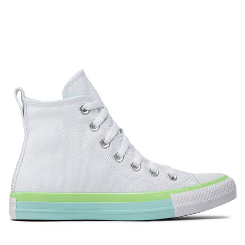 Sneakers Converse Ctas Hi A00543C White/Light Dew/Lime Rave - Chaussures.fr - Modalova