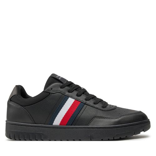 Sneakers Tommy Hilfiger Th Basket Core Lite FM0FM05116 Noir - Chaussures.fr - Modalova