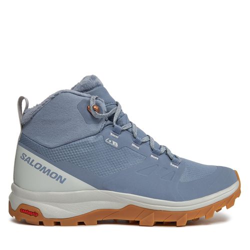 Chaussures de trekking Salomon Outsnap Climasalomon™ Waterproof L47289900 Flint Stone/Pearl Blue/Gum3 - Chaussures.fr - Modalova