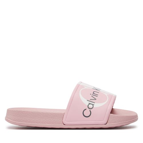 Mules / sandales de bain Calvin Klein Jeans V3A0-80849-1688 Beige - Chaussures.fr - Modalova