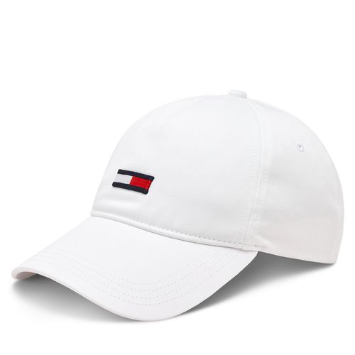 Casquette Tommy Jeans Elongated AW0AW15842 White YBR - Chaussures.fr - Modalova