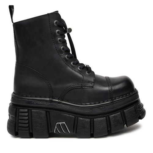 Chaussures Rangers NEW ROCK M-NEWMILI083-S21 Noir - Chaussures.fr - Modalova