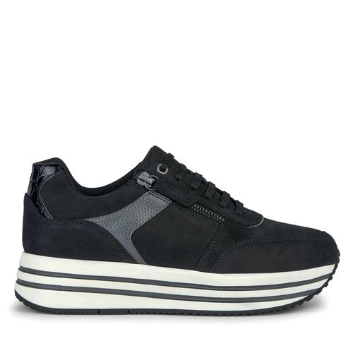 Sneakers Geox D Kency D36QHA 0767B C9B1G Noir - Chaussures.fr - Modalova