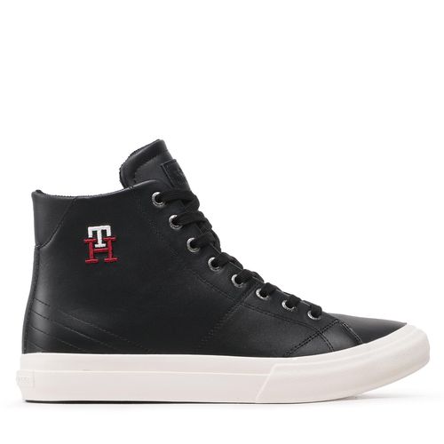 Sneakers Tommy Hilfiger Th Hi Vulc Street Leather FM0FM04739 Black BDS - Chaussures.fr - Modalova