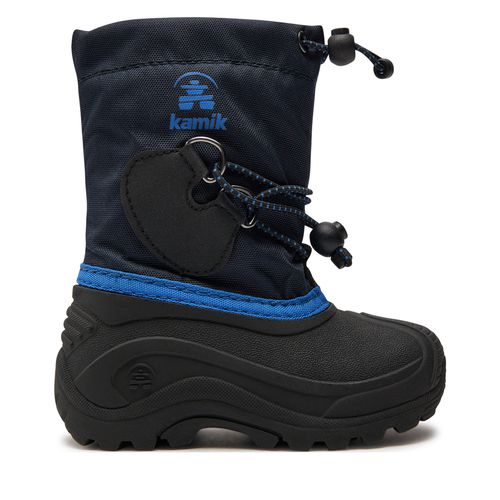 Bottes de neige Kamik Southpole4 NK8727 Bleu marine - Chaussures.fr - Modalova
