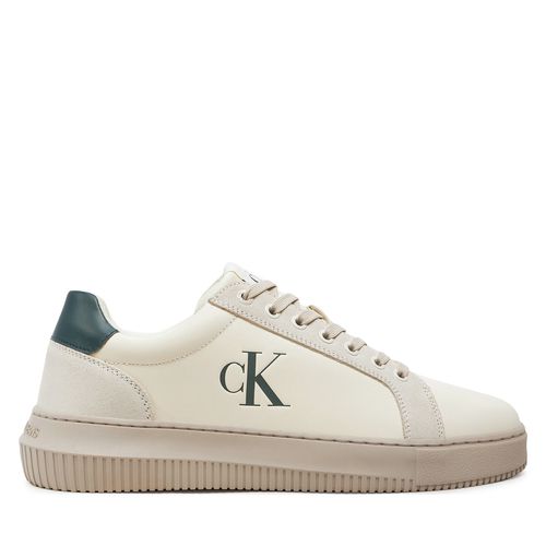 Sneakers Calvin Klein Jeans Chunky YM0YM01123 Écru - Chaussures.fr - Modalova