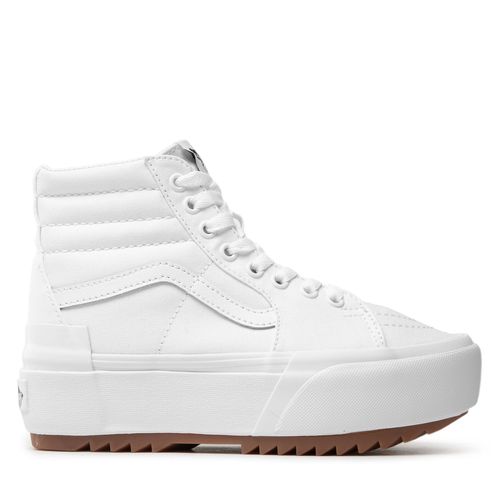Sneakers Vans Sk8-Hi Stacked VN0A4BTWL5R1 (Canvas) True White - Chaussures.fr - Modalova