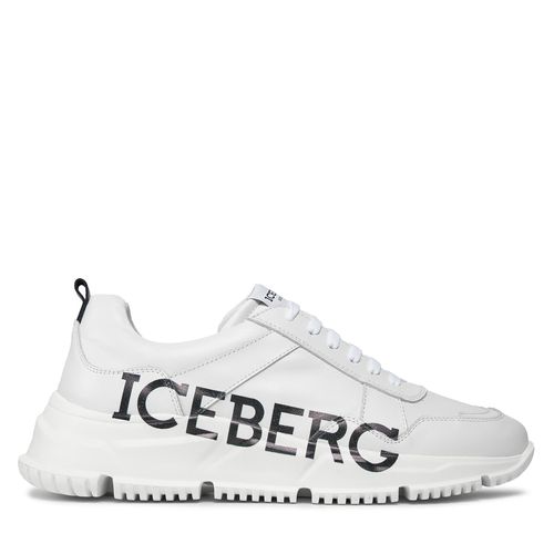 Sneakers Iceberg Gregor IU1631 Comb. White Print - Chaussures.fr - Modalova