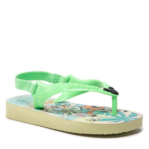 Sandales Havaianas Classics 41370070904 Lime Green - Chaussures.fr - Modalova