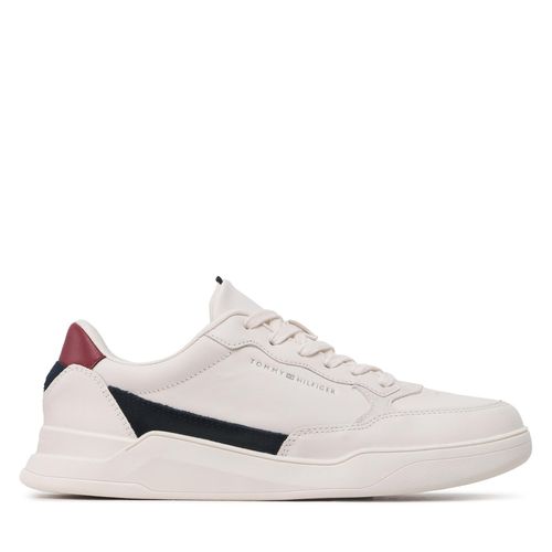 Sneakers Tommy Hilfiger Elevated Cupsole Leather FM0FM04490 Beige - Chaussures.fr - Modalova