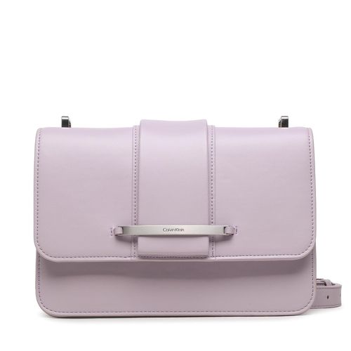 Sac à main Calvin Klein Bar Hardware Shoulder Bag Md K60K610734 Violet - Chaussures.fr - Modalova