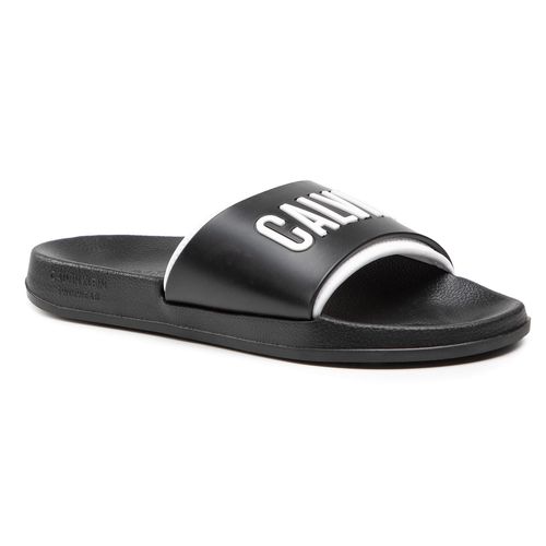Mules / sandales de bain Calvin Klein Swimwear Slide KW0KW01372 BEH - Chaussures.fr - Modalova