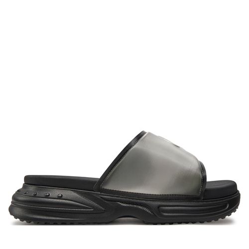 Mules / sandales de bain Calvin Klein Jeans Chunky Comf Slide Mg Mr Met YW0YW01512 Black/Silver Metallic 0GN - Chaussures.fr - Modalova