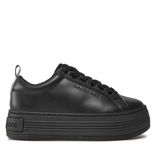 Sneakers Calvin Klein Jeans Bold Flatf Low Laceup Lth In Lum YW0YW01309 Triple Black 0GT - Chaussures.fr - Modalova