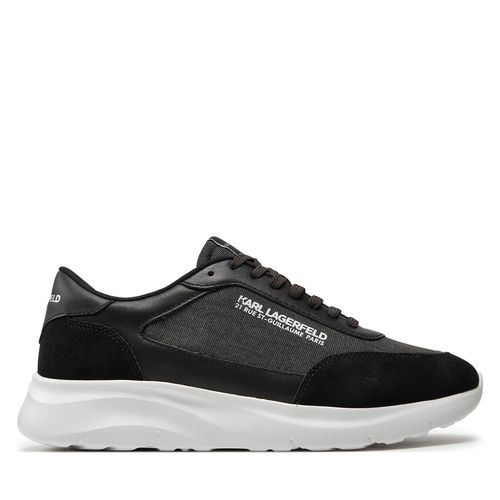 Sneakers KARL LAGERFELD KL53619 Black Suede/Textile 700 - Chaussures.fr - Modalova