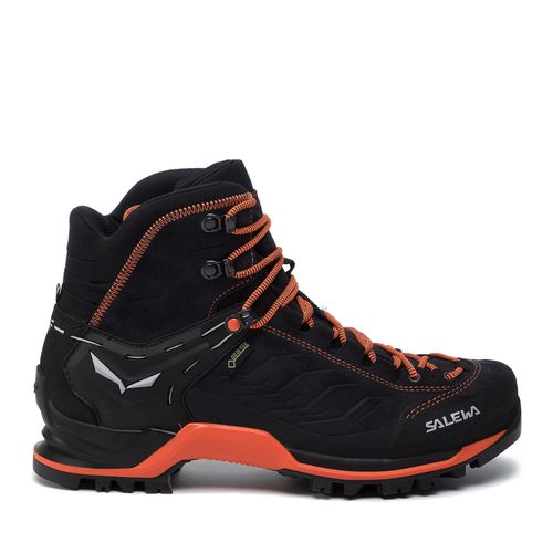 Chaussures de trekking Salewa Mtn Trainer Mid Gtx GORE-TEX 63458-0985 Asphalt/Fluo Orange - Chaussures.fr - Modalova