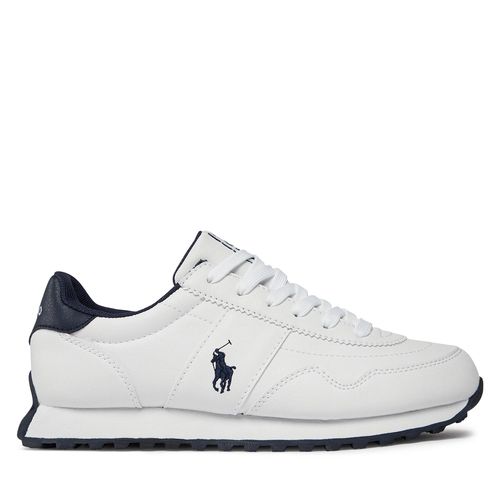 Sneakers Polo Ralph Lauren RF104317 White Tumbled W/ Navy Pp - Chaussures.fr - Modalova