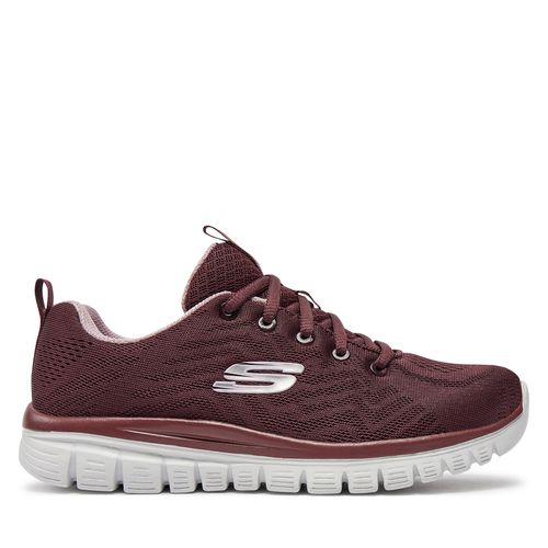 Chaussures Skechers Get Connected 12615/WINE Wine 1 - Chaussures.fr - Modalova
