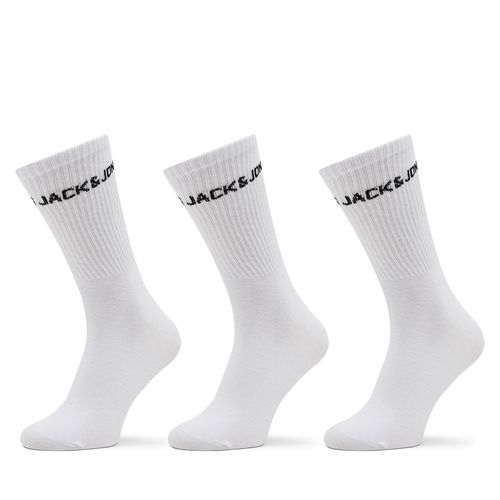 Lot de 3 paires de chaussettes hautes Jack&Jones Melvin 12260083 Blanc - Chaussures.fr - Modalova