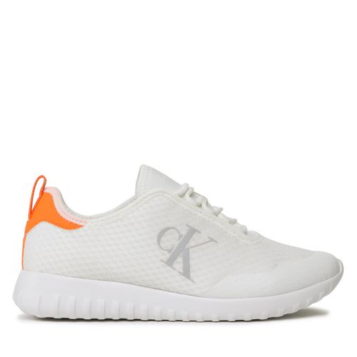 Sneakers Calvin Klein Jeans Sporty Runner Eva Slipon Mesh YM0YM00627 White/Creamy White 0K6 - Chaussures.fr - Modalova