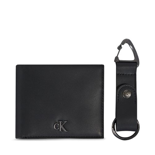 Set portefeuille et porte-clés Calvin Klein Jeans Gifting Bifold/Keyfob K50K511201 Black BDS - Chaussures.fr - Modalova