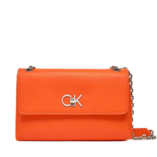 Sac à main Calvin Klein Re-Lock Ew Conv Crossbody K60K611084 Orange - Chaussures.fr - Modalova