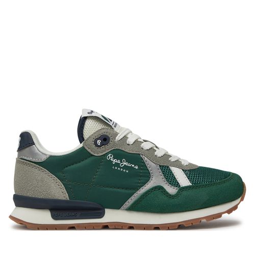 Sneakers Pepe Jeans Brit Young B PBS40003 Ivy Green 673 - Chaussures.fr - Modalova