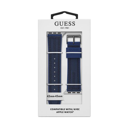 Bracelet de remplacement pour Apple Watch Guess CS3003S3 Bleu marine - Chaussures.fr - Modalova