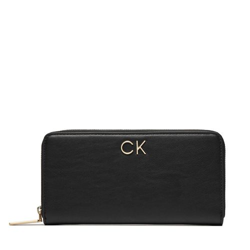 Portefeuille grand format Calvin Klein Re-Lock Z/A Wallet Lg K60K609699 Noir - Chaussures.fr - Modalova