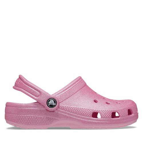 Mules / sandales de bain Crocs Classic Glitter Clog K 206993 Rose - Chaussures.fr - Modalova