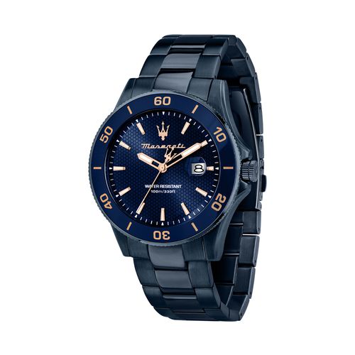 Montre Maserati R8853100037 Bleu marine - Chaussures.fr - Modalova