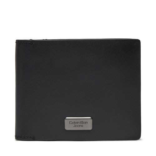 Portefeuille grand format Calvin Klein Jeans Inst Plaque Bifold W/Coin K50K511432 Black BEH - Chaussures.fr - Modalova