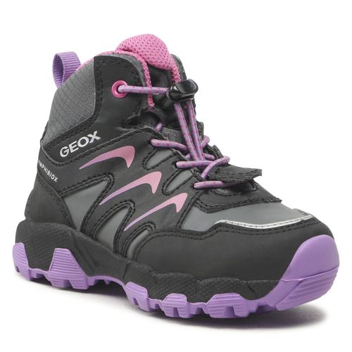 Boots Geox J Magnetar G.B Abx B J264LB 054FU C0037 M Black/Purple - Chaussures.fr - Modalova