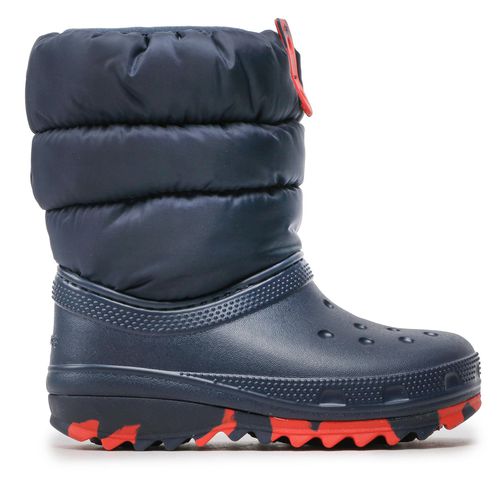 Bottes de neige Crocs Classic Neo Puff Boot K 207684 Navy/Blue Marine - Chaussures.fr - Modalova
