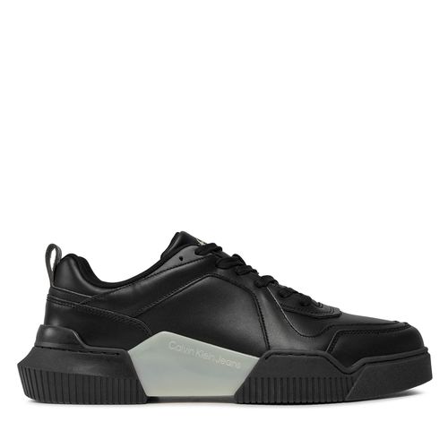 Sneakers Calvin Klein Jeans Chunky Cup 2.0 Low Lth Lum YM0YM00876 Black/Luminescent 00X - Chaussures.fr - Modalova